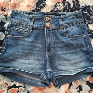 No Boundaries Dark Blue Jean Shorts